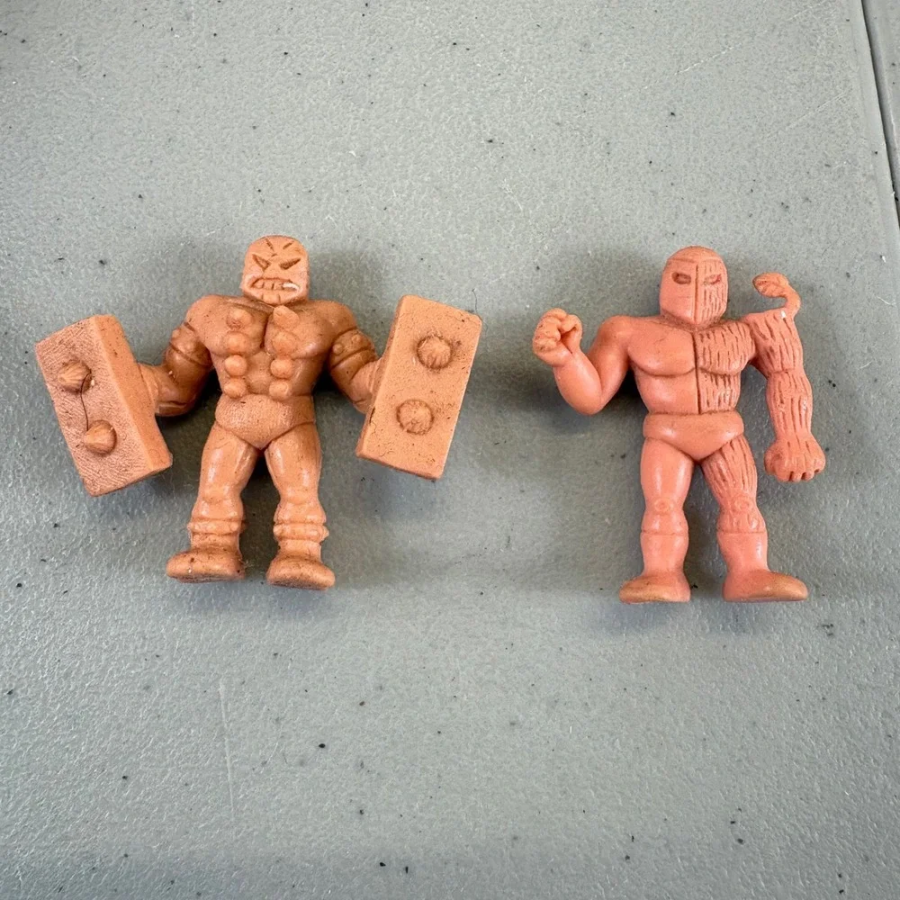 Vintage M.U.S.C.L.E. Men Kinnikuman Wrestling Figure Lot Junkman Mini Figs